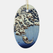  kerstversiering van Hokusai Keramisch Ornament (Rechts)