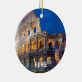 Kerstversiering van Rome Panorama Keramisch Ornament (Rechts)