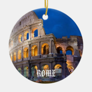 Kerstversiering van Rome Panorama Keramisch Ornament
