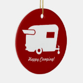  kerstversiering van Shasta Camper Keramisch Ornament (Rechts)