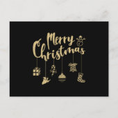 Kerstversiering Versiering Vrolijk kerstfeest Briefkaart (Voorkant)