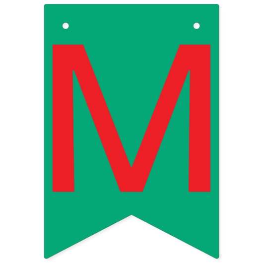 kerstversiering vlaggetjes (Tweede vlag)