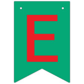 kerstversiering vlaggetjes (Derde vlag)