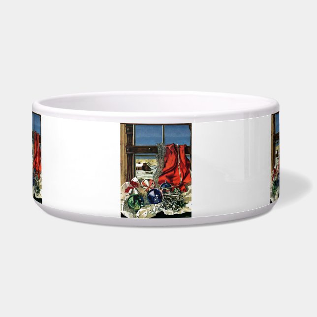 kerstversiering voerbakje (Voorkant)