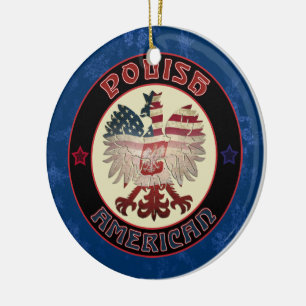 kerstversiering voor arend kerstfeest in Polen Keramisch Ornament