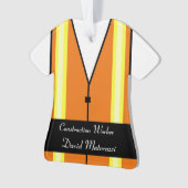 kerstversiering voor bouwarbeiders ornament (voorkant)