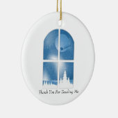 kerstversiering voor een leraar keramisch ornament (Rechts)