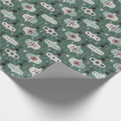 Kerstversiering voor het atoomtijdperk ©studioxine cadeaupapier (Hoek)