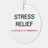 kerstversiering voor het prediken van Hands Stress Keramisch Ornament (Links)