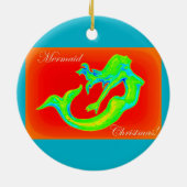 kerstversiering voor maid keramisch ornament (Achterkant)