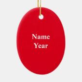 Kerstversiering voor mannelijke chiropractor Spine Keramisch Ornament (Achterkant)