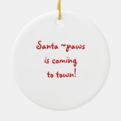 Kerstversiering voor Newfoundland Keramisch Ornament (Achterkant)