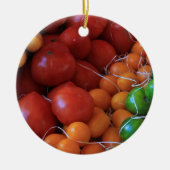 Kerstversiering voor tomaten keramisch ornament (Voorkant)