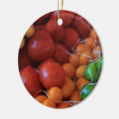 Kerstversiering voor tomaten keramisch ornament (Links)