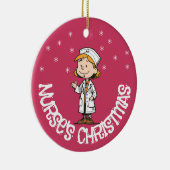 kerstversiering voor verpleegkundigen | Aangepast Keramisch Ornament (Rechts)