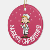 kerstversiering voor verpleegkundigen | Aangepast Keramisch Ornament (Links)