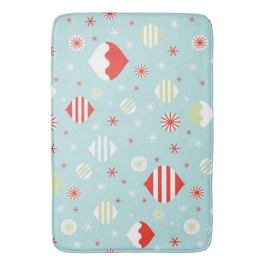  kerstversieringen badmat (Voorkant Verticaal)