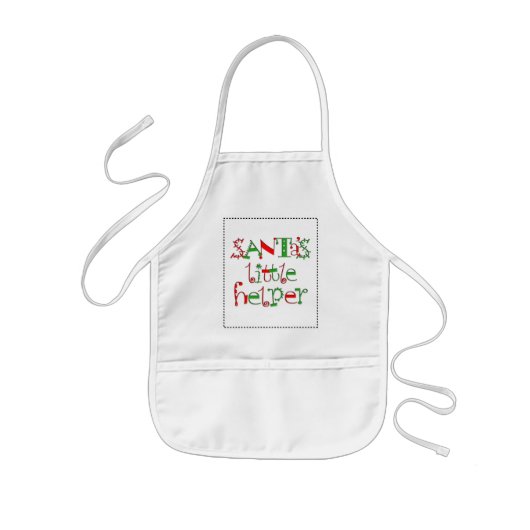 kerstversieringen en Accessoires Kinder Schort (Voorkant)