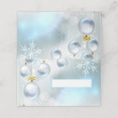 kerstversieringen en sneeuwvlokken (Buitenkant ongevouwen)