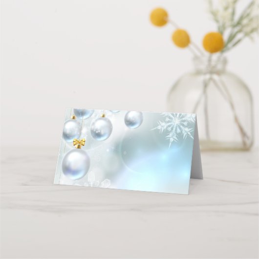 kerstversieringen en sneeuwvlokken (Achterkant)