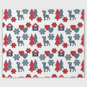 kerstversieringen, geschenk, decoratie, greeti cadeaupapier (Vlak)