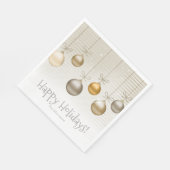 Kerstversieringen Gold ID251 Servet (Hoek)