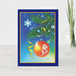 Kerstversieringen -  kaart