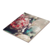 kerstversieringen leven nog steeds tegeltje (Zijkant)