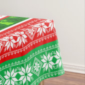 KERSTVERSIERINGEN ONTWERP ROOD WIT GROEN TAFELKLEED (Voorbeeld)