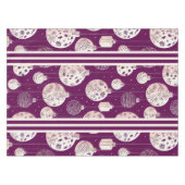 kerstversieringen op Plum Tablecloth Tafelkleed (Voorkant (Horizontaal))