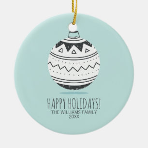 Kerstversieringskeramisch Ornament