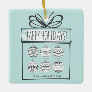 Kerstversieringskeramisch Ornament