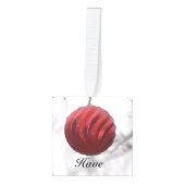Kerstversieringskubus Ornament (Voorkant)
