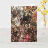 kerstversieringslichten kaart (Gele Bloem)