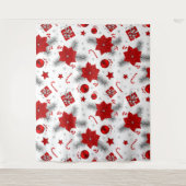 kerstversieringspatroon wandkleed (Voorkant)