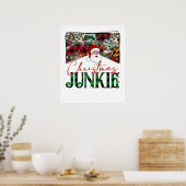 kerstverslaafde poster (Keuken)