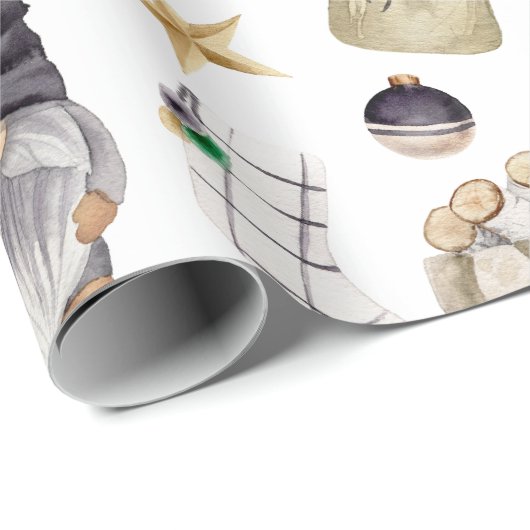 Kerstverslaafsdeklare kerstwandelpapier Seizoenskl Cadeaupapier (Rol Hoek)