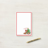 kerstvibes Dachshund Dog Post-It Notes (Op bureau)