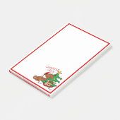 kerstvibes Dachshund Dog Post-It Notes (Schuin)