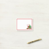 kerstvibes Dachshund Dog Post-It Notes (Op bureau)