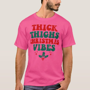 kerstvibes met kerstviben, dik T-shirt