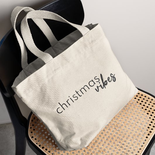 kerstvibes | Modern minimalist Trendy Stylish Grote Tote Bag