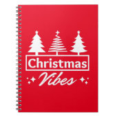 kerstvibes notitieboek (Voorkant)