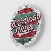 Kerstvibes vakantie grote klok (Hoek)