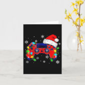 Kerstvideospelcontroller Sinterklaashoed Gamer Bo Kaart (Gele Bloem)