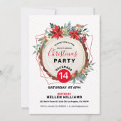 kerstviering en kersthout - Floral Wreator Kaart (Voorkant)