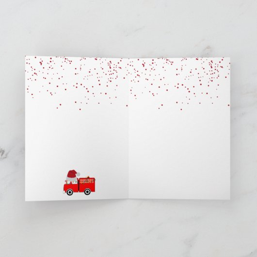 kerstviering feestdagen kaart (Binnen)