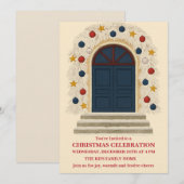 Kerstviering Kaart (Voorkant / Achterkant)