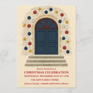 Kerstviering Kaart