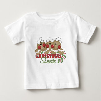 kerstviering met Baby kerstfeest T-shirt